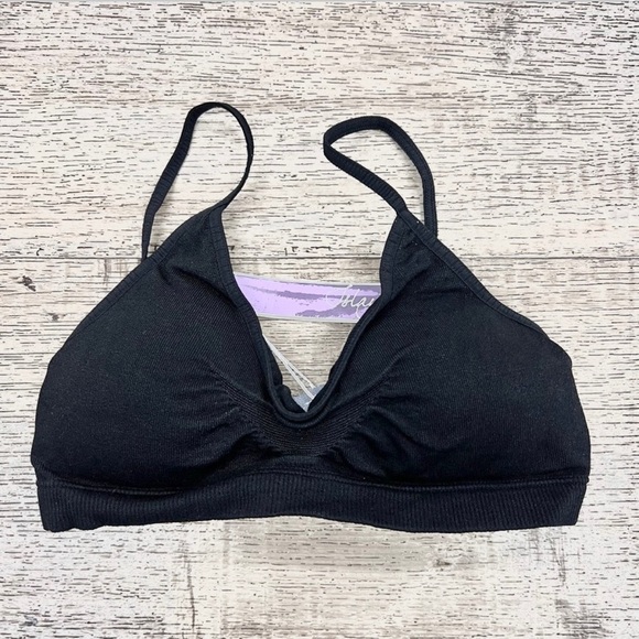 Islay Black Padded Bralette - Picture 1 of 8